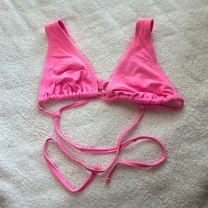 Pink bikini top from target